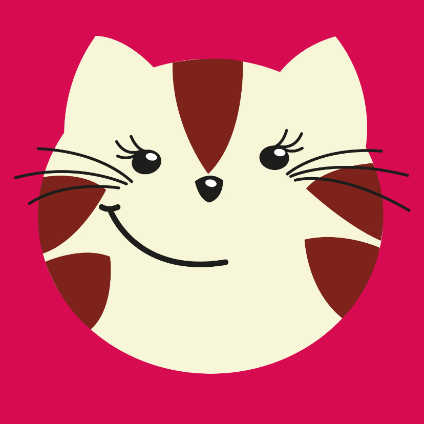 Kinderkaarten - Kinderkaart lieve kat