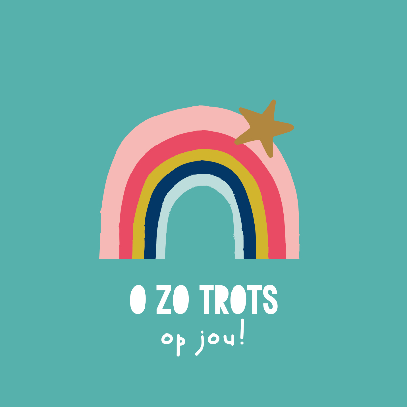 Kinderkaart - O zo trots op jou! - Kinderkaarten Kinderkaarten - Kinderkaart - O zo trots op jou!