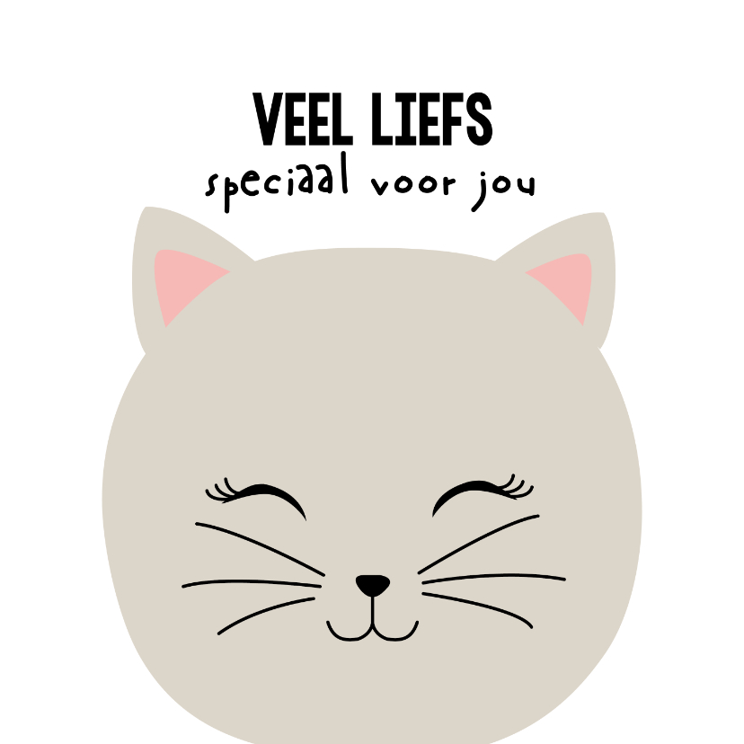 Kinderkaart - veel liefs - Kinderkaarten Kinderkaarten - Kinderkaart - veel liefs