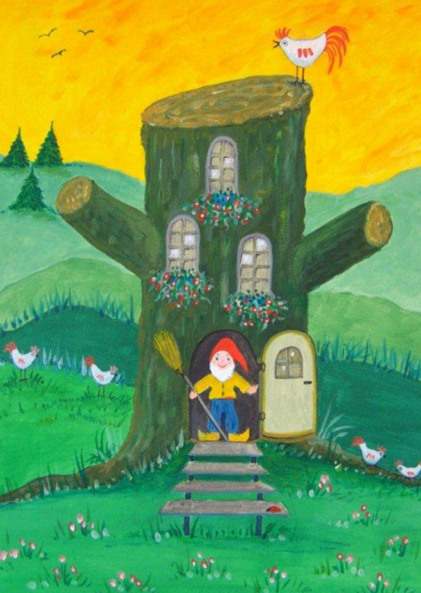 Leuke kinderkaart met een kabouter - Kinderkaarten Kinderkaarten - Leuke kinderkaart met een kabouter