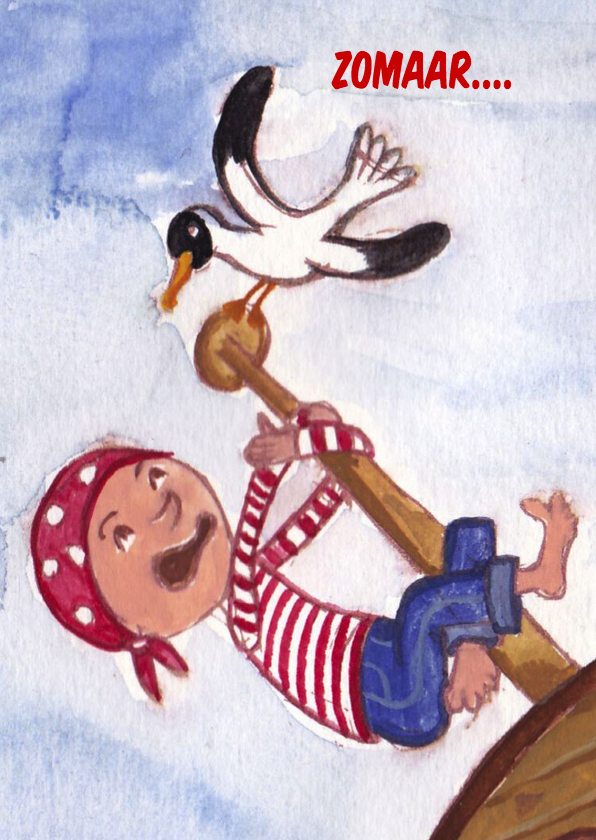 Piraat Kinderkaart - Kinderkaarten Kinderkaarten - Piraat Kinderkaart