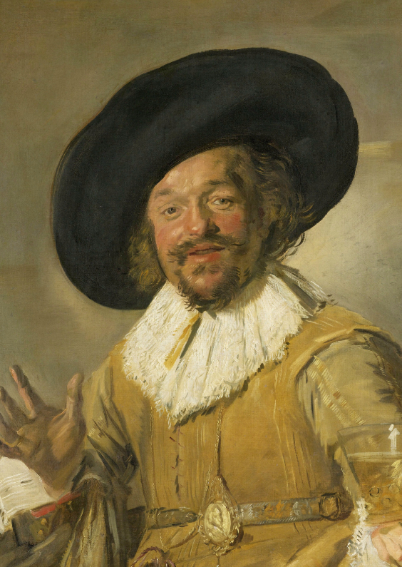 De vrolijke drinker - Frans Hals - Kunstkaarten Kunstkaarten - De vrolijke drinker - Frans Hals