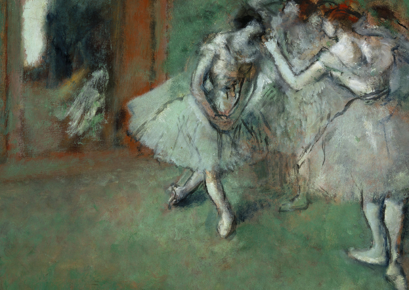 Kunstkaarten - Edgar Degas. Groep danseressen