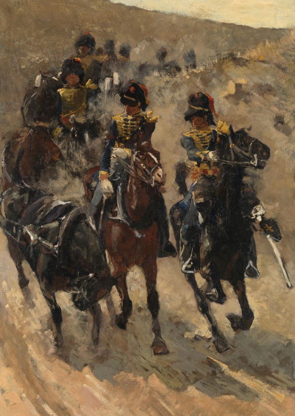 Kunstkaarten - George Breitner. Ruiters