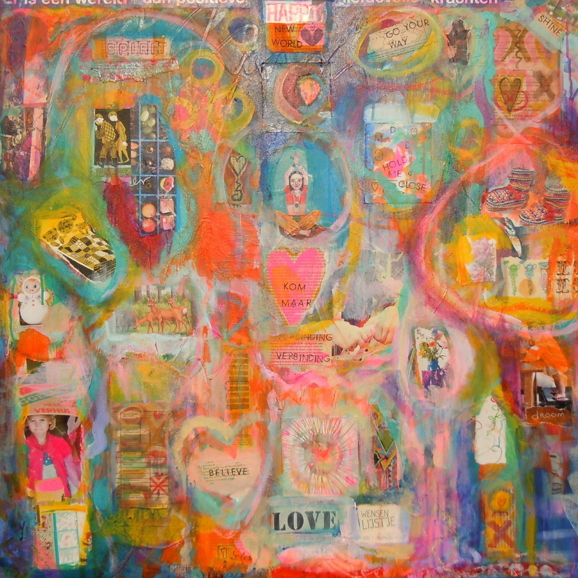Happy new world - Kunstkaarten Kunstkaarten - Happy new world