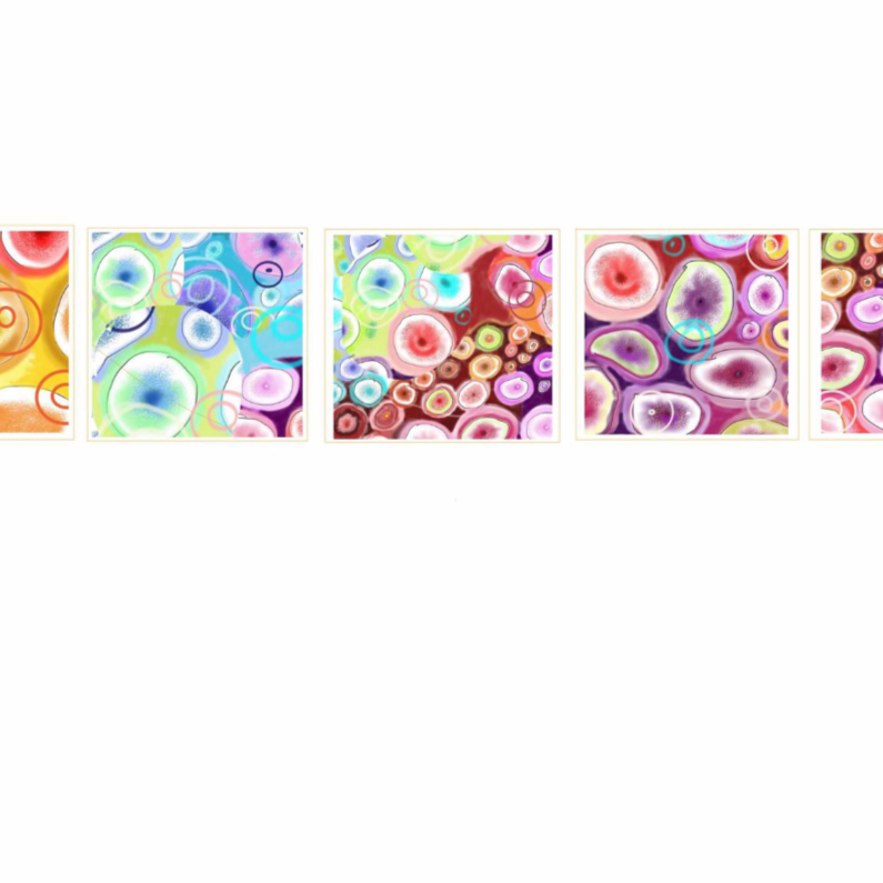 Kunstkaarten - Kleurige vensters