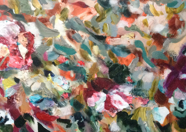 Kunst print bloemen abstract - Kunstkaarten Kunstkaarten - Kunst print bloemen abstract