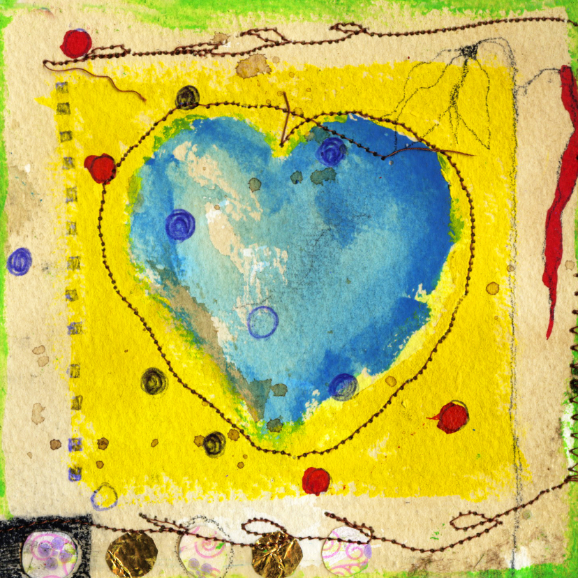 Kunstkaart a heart for everyone - Kunstkaarten Kunstkaarten - Kunstkaart a heart for everyone