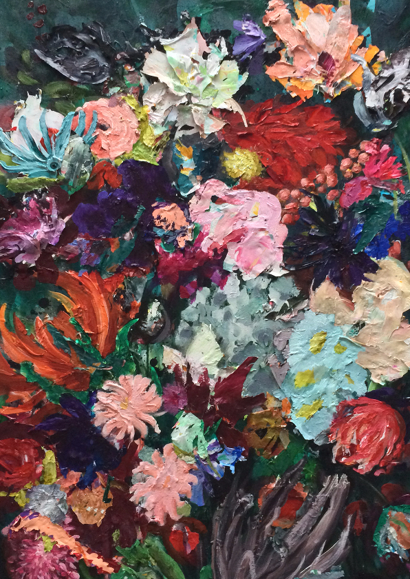 Kunstkaart print van schilderij Weelderig - Kunstkaarten Kunstkaarten - Kunstkaart print van schilderij Weelderig
