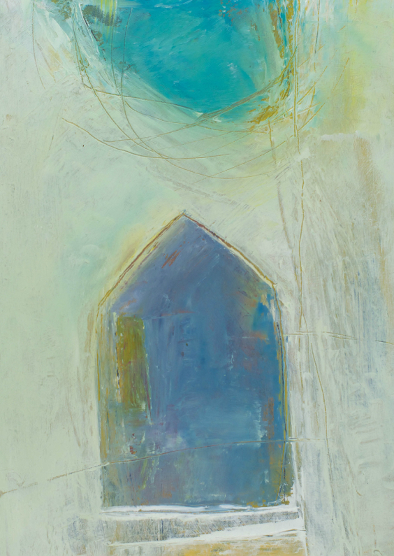Kunstkaart sfeervol water huis - Kunstkaarten Kunstkaarten - Kunstkaart sfeervol water huis