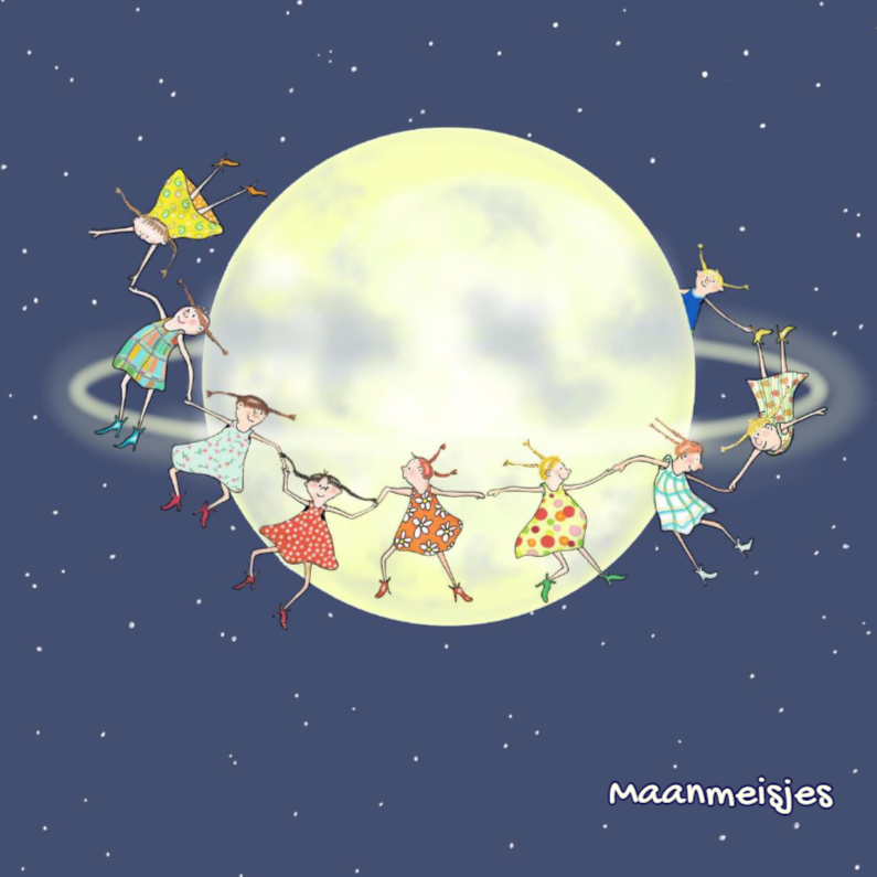 Maanmeisjes - Kunstkaarten Kunstkaarten - Maanmeisjes