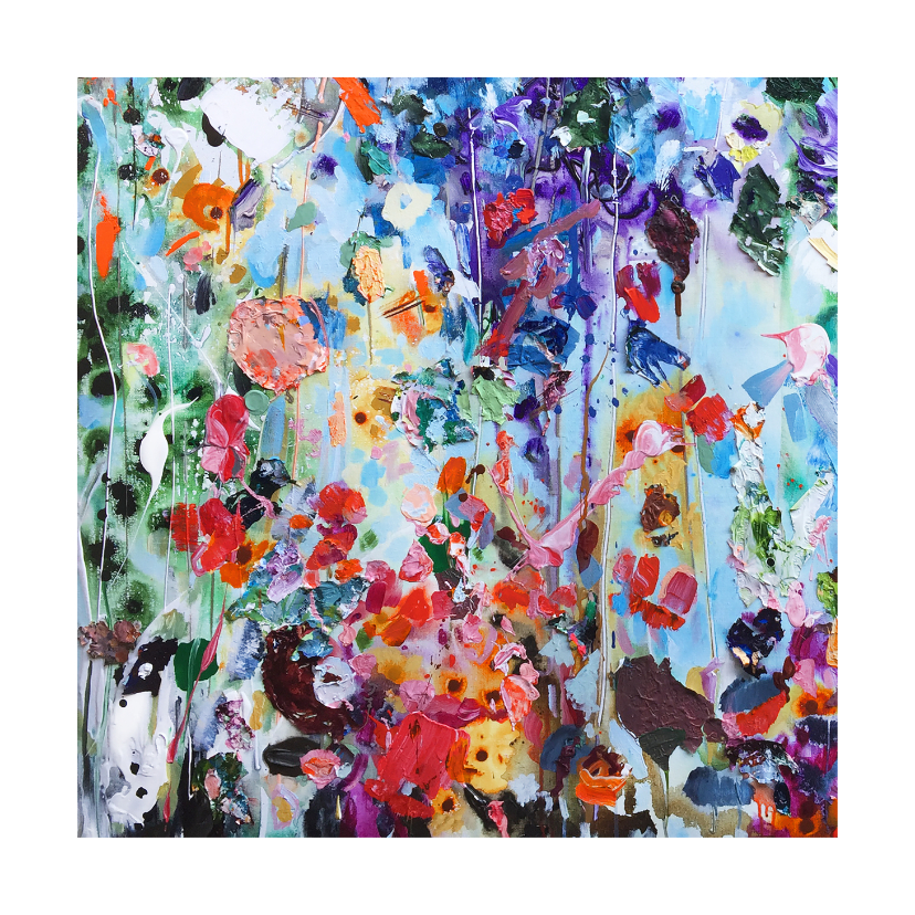 Schilderkunst bloemen Martine de Ruiter iets fraais - Kunstkaarten Kunstkaarten - Schilderkunst bloemen Martine de Ruiter iets fraais
