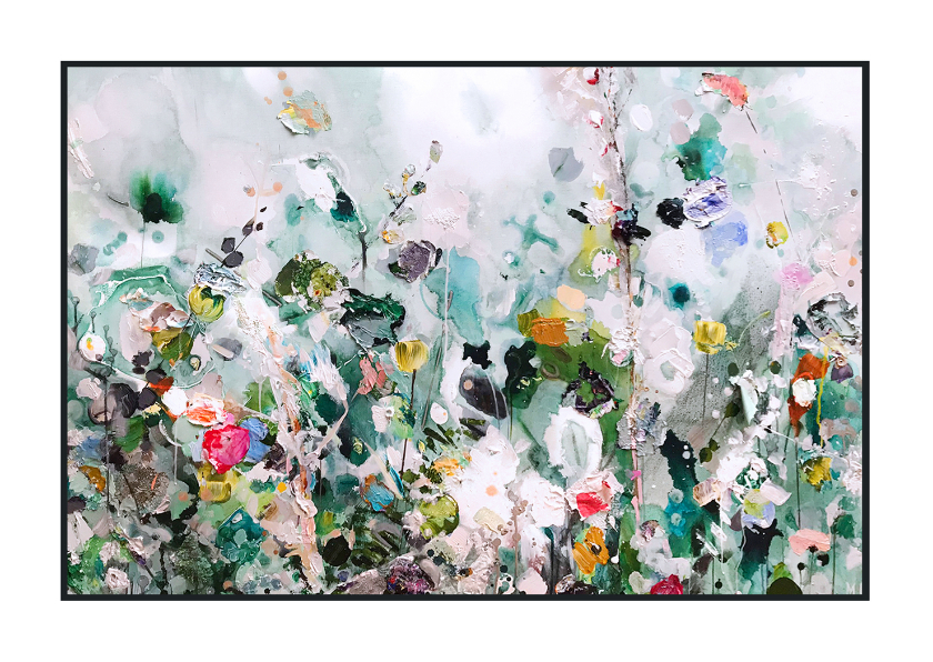 Kunstkaarten - Schilderkunst paletstukken Martine de Ruiter
