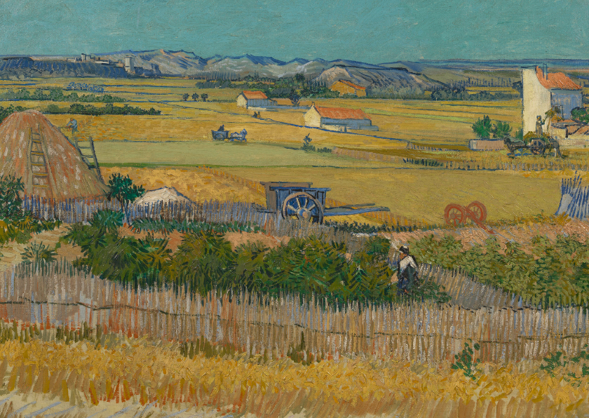 Vincent van Gogh. De oogst - Kunstkaarten Kunstkaarten - Vincent van Gogh. De oogst