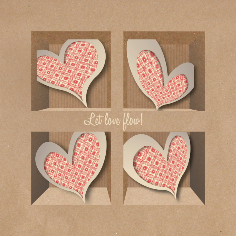 BrownPaperBox_Love Flow - Liefde kaarten Liefde kaarten - BrownPaperBox_Love Flow