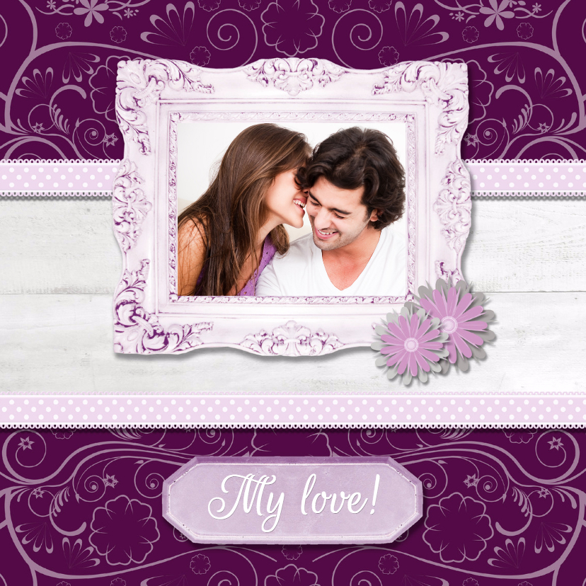 Hout met Label My Love - BK - Liefde kaarten Liefde kaarten - Hout met Label My Love - BK
