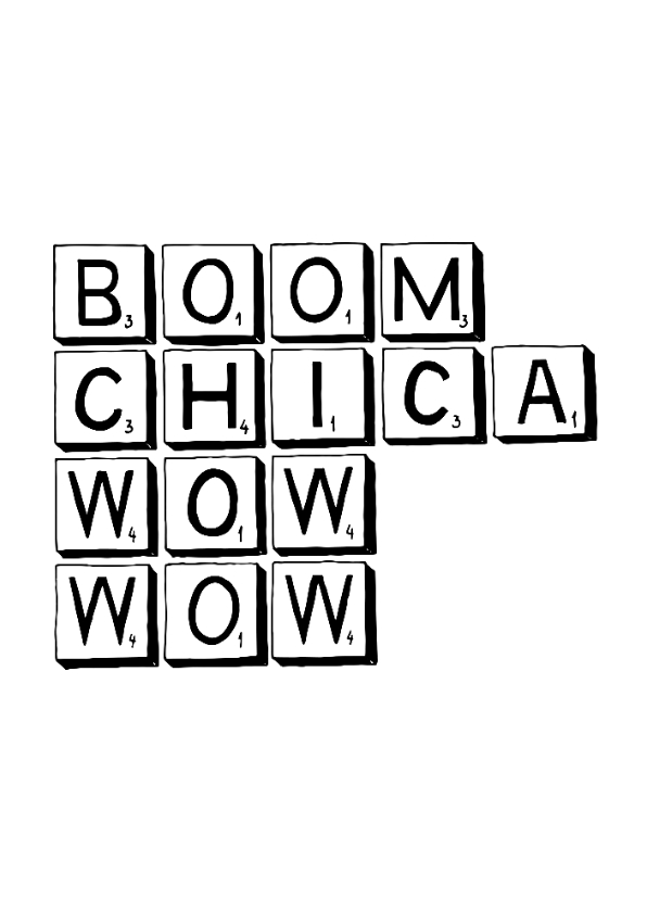 Liefde, boom chica wow wow! - Liefde kaarten Liefde kaarten - Liefde, boom chica wow wow!