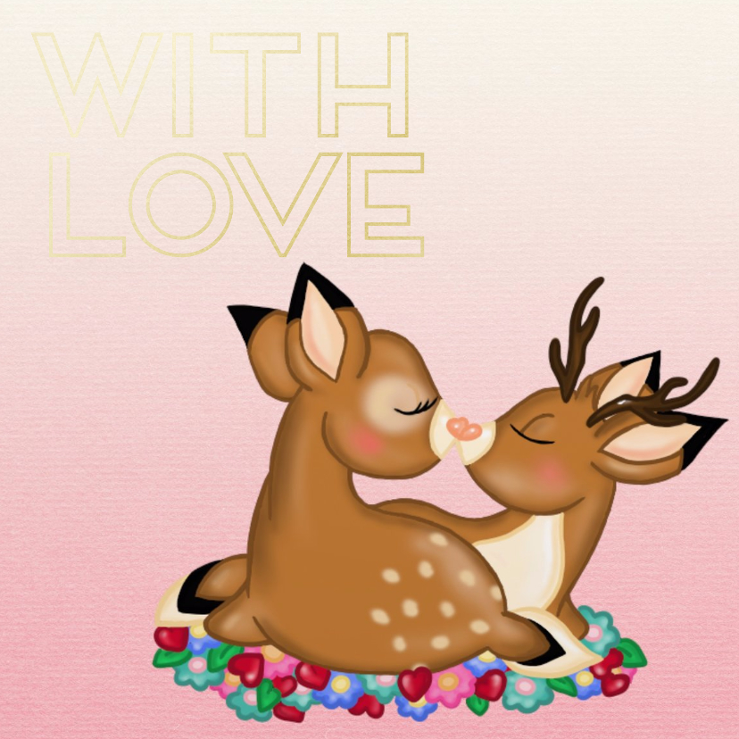 Liefde hertjes love - TJ - Liefde kaarten Liefde kaarten - Liefde hertjes love - TJ