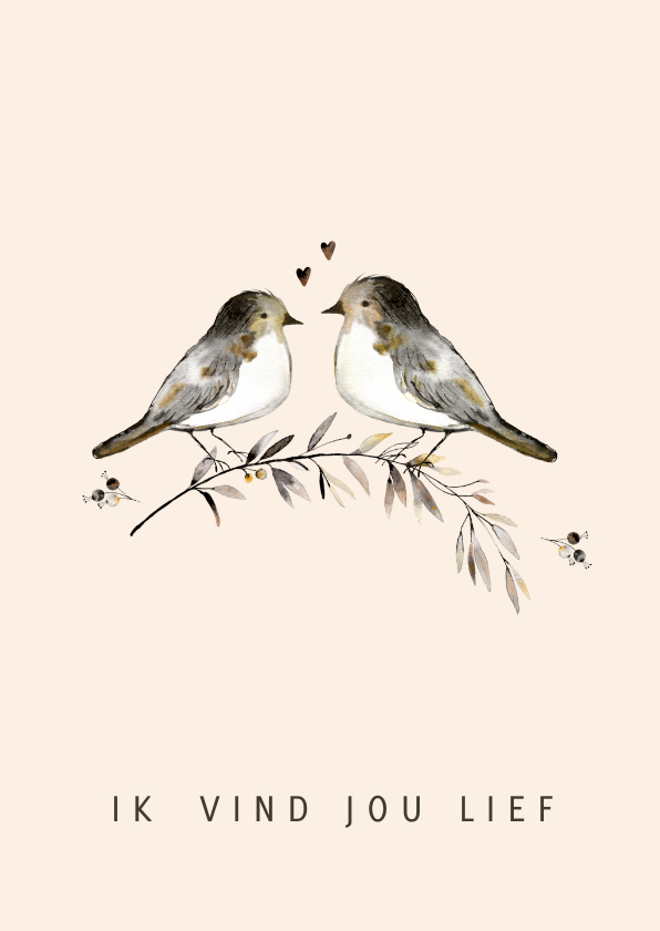 Liefde kaart vogels - Liefde kaarten Liefde kaarten - Liefde kaart vogels