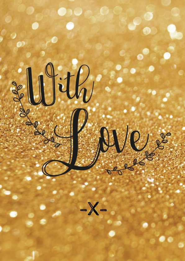 Liefde kaart With love - BF - Liefde kaarten Liefde kaarten - Liefde kaart With love - BF