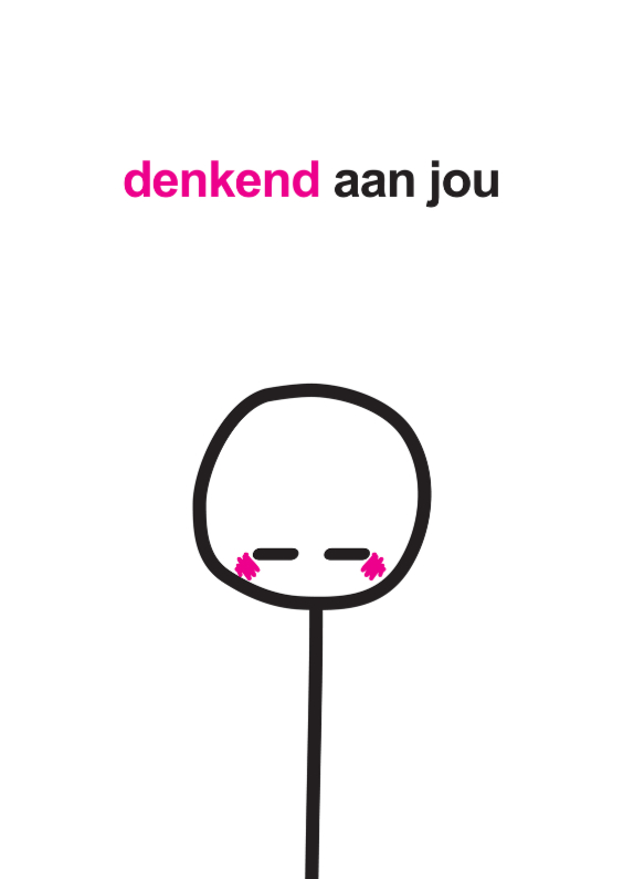 Liefde Mimiez Denkend aan Jou - Liefde kaarten Liefde kaarten - Liefde Mimiez Denkend aan Jou