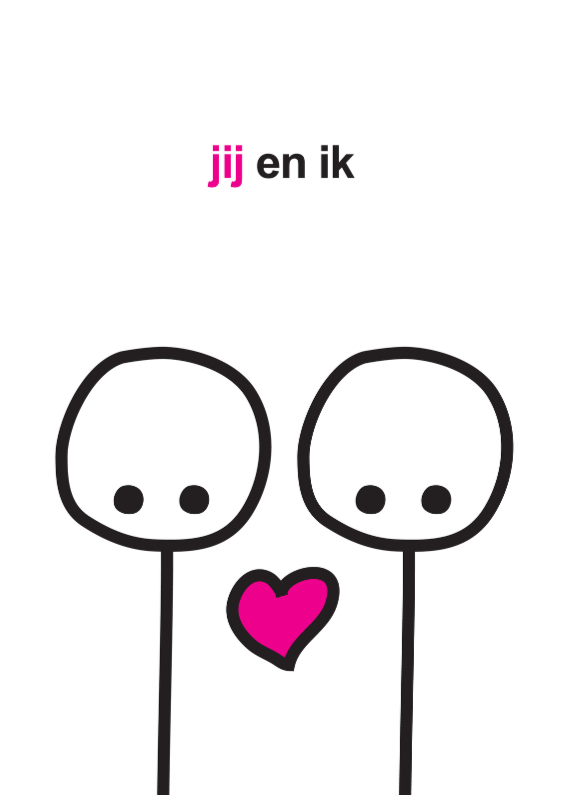 Liefde Mimiez Jij en Ik - Liefde kaarten Liefde kaarten - Liefde Mimiez Jij en Ik