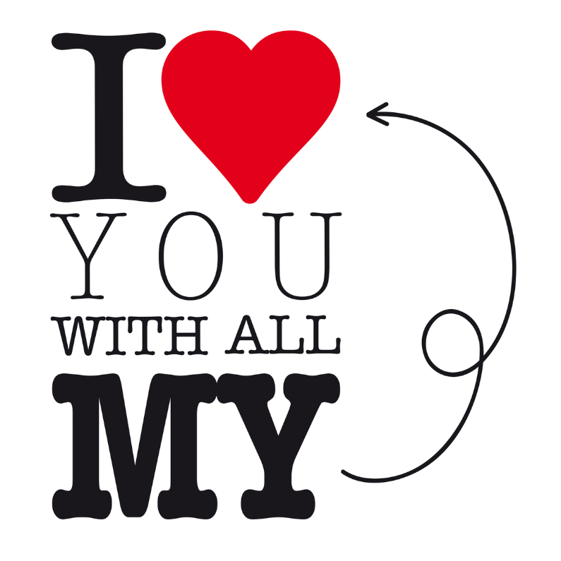 Valentijnskaart I love you hart - Liefde kaarten Liefde kaarten - Valentijnskaart I love you hart