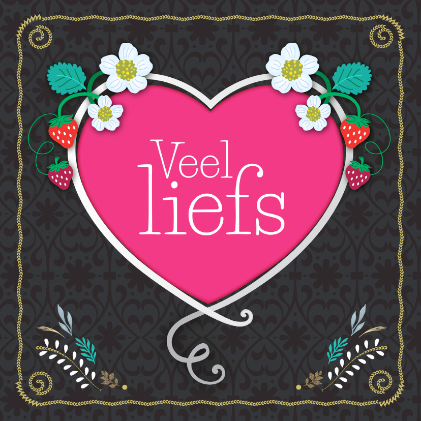 Veel liefs - TW - Liefde kaarten Liefde kaarten - Veel liefs - TW