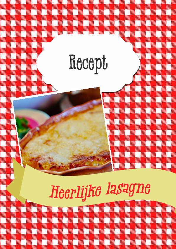 Heerlijk lasagne recept - DH - Menukaarten Menukaarten - Heerlijk lasagne recept - DH