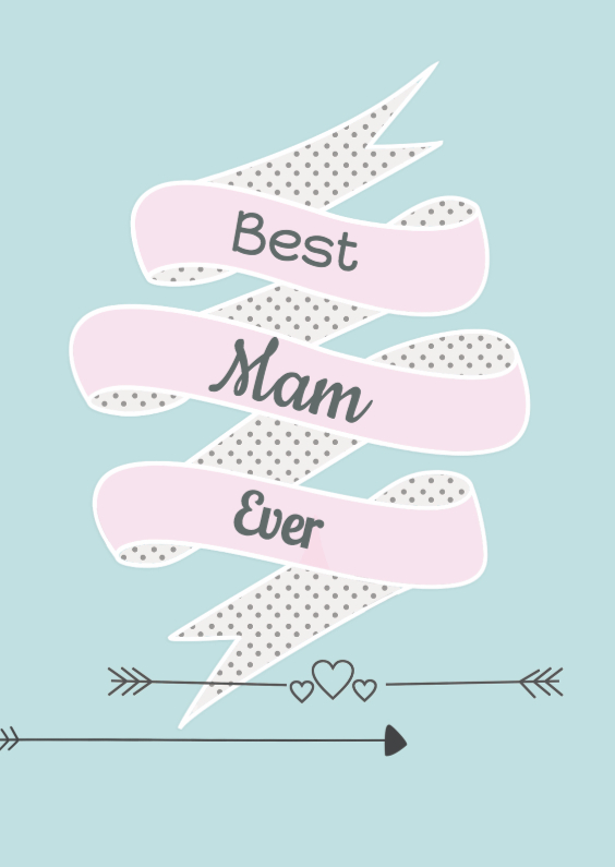 Best Mam Ever - Moederdag kaarten Moederdag kaarten - Best Mam Ever