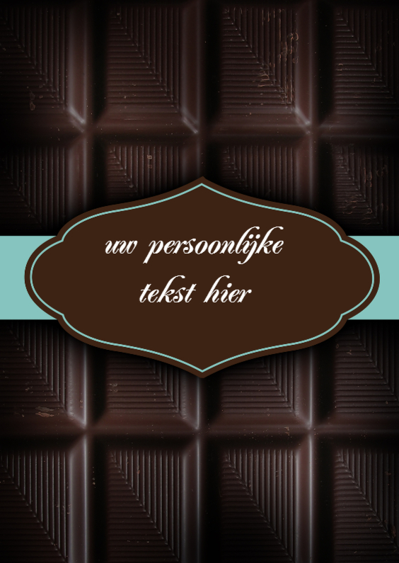 chocolade kaart met naam - Moederdag kaarten Moederdag kaarten - chocolade kaart met naam