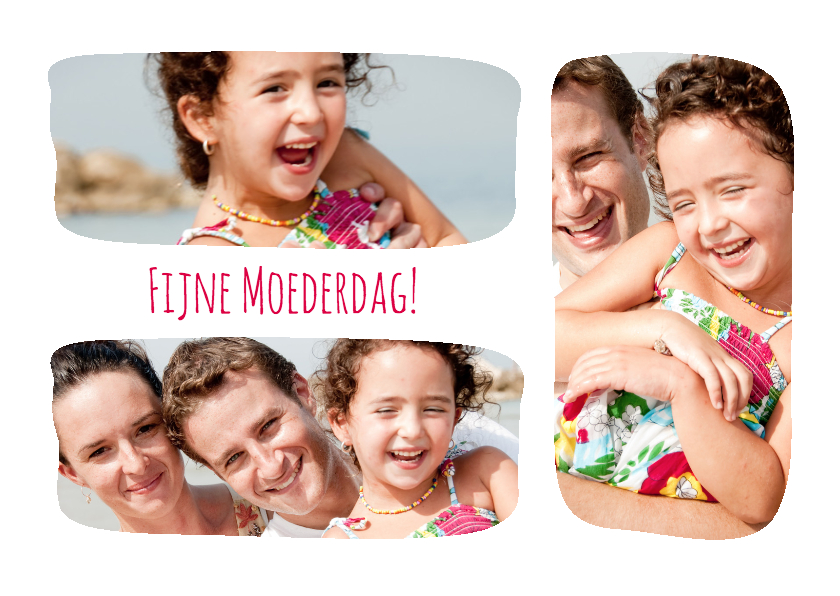 Moederdag kaarten - Collage Fijne Moederdag! - BK
