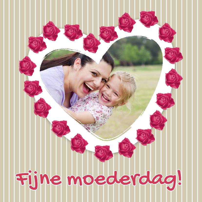 Fijne moederdag rozen - DH - Moederdag kaarten Moederdag kaarten - Fijne moederdag rozen - DH