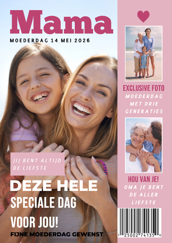 Moederdag kaarten - Fijne Moederdag Tijdschrift 