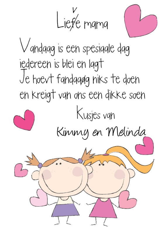 Lieve mama 5 - Moederdag kaarten Moederdag kaarten - Lieve mama 5