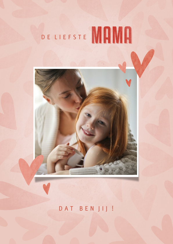Moederdag kaarten - Make-A-Wish kaart de liefste mama