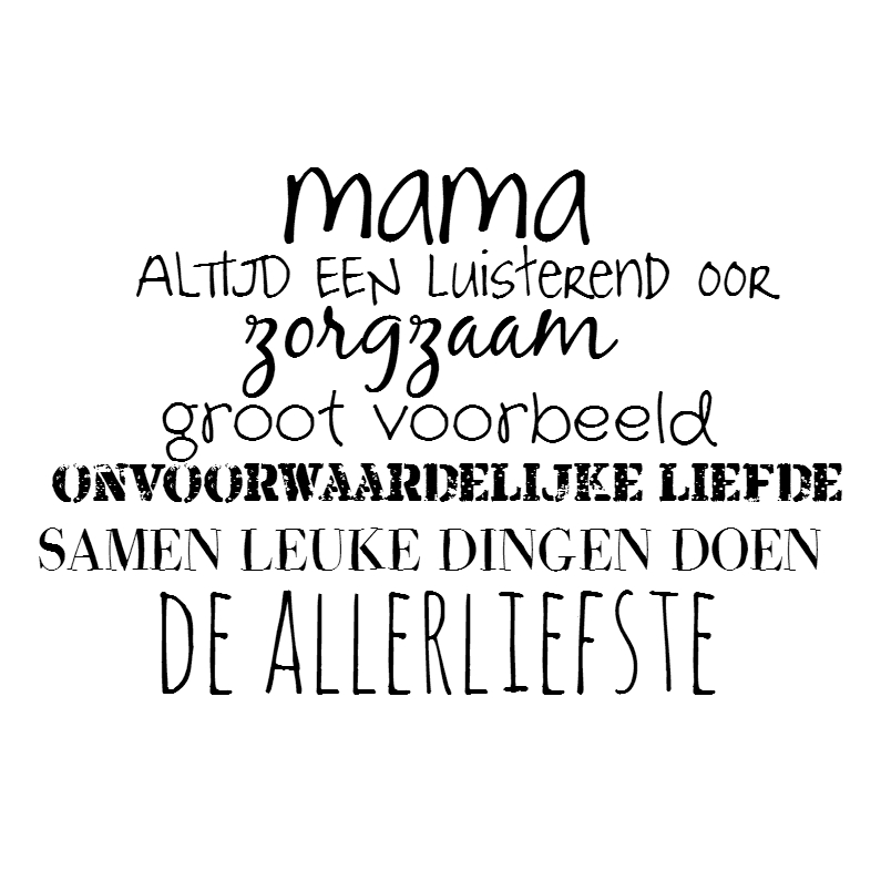 Mama Gewoon te gek - Moederdag kaarten Moederdag kaarten - Mama Gewoon te gek