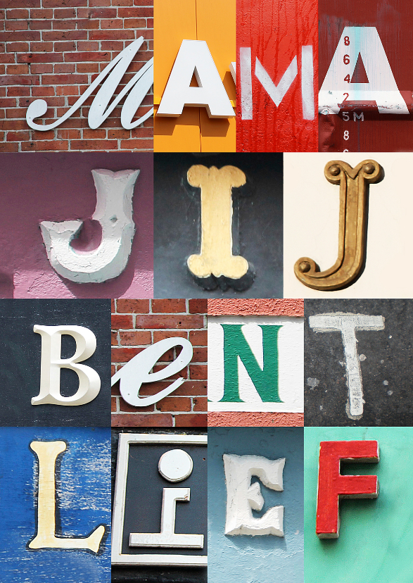 Mama jij bent lief - letters - Moederdag kaarten Moederdag kaarten - Mama jij bent lief - letters