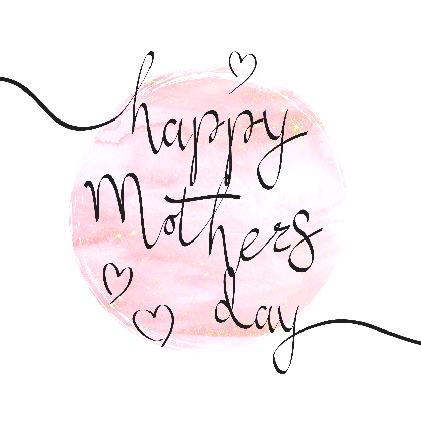 Moederdag aquarel handlettering - Moederdag kaarten Moederdag kaarten - Moederdag aquarel handlettering