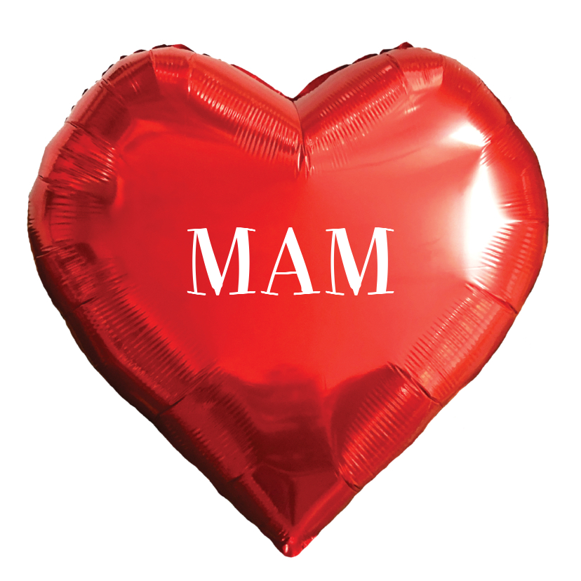 Moederdag kaart illustratie folie hart rood - Moederdag kaarten Moederdag kaarten - Moederdag kaart illustratie folie hart rood