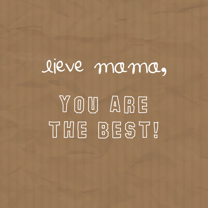 Moederdag - Lieve mama - Moederdag kaarten Moederdag kaarten - Moederdag - Lieve mama
