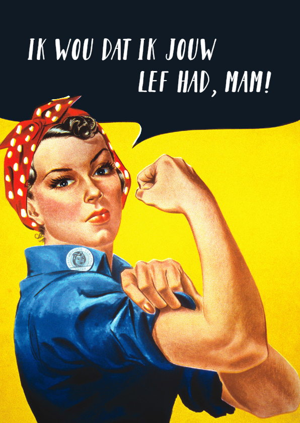 Moederdag kaarten - moederdag we can do it