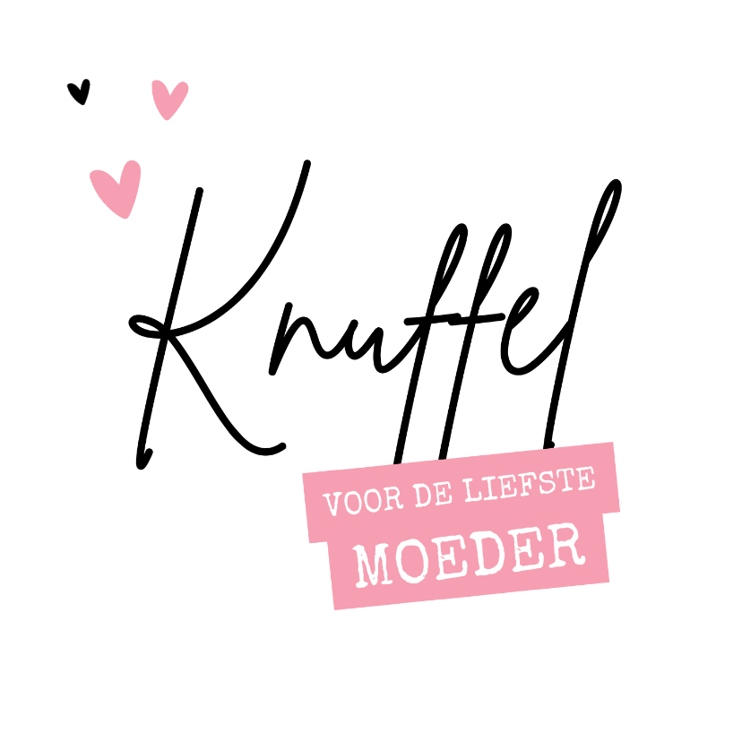 Moederdag kaarten - Moederdagkaart mama dikke knuffel liefs hartjes