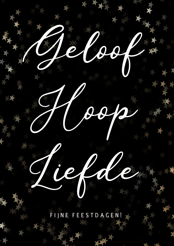 Geloof, hoop & liefde - Christelijke nieuwjaarskaart - Nieuwjaarskaarten Nieuwjaarskaarten - Geloof, hoop & liefde - Christelijke nieuwjaarskaart