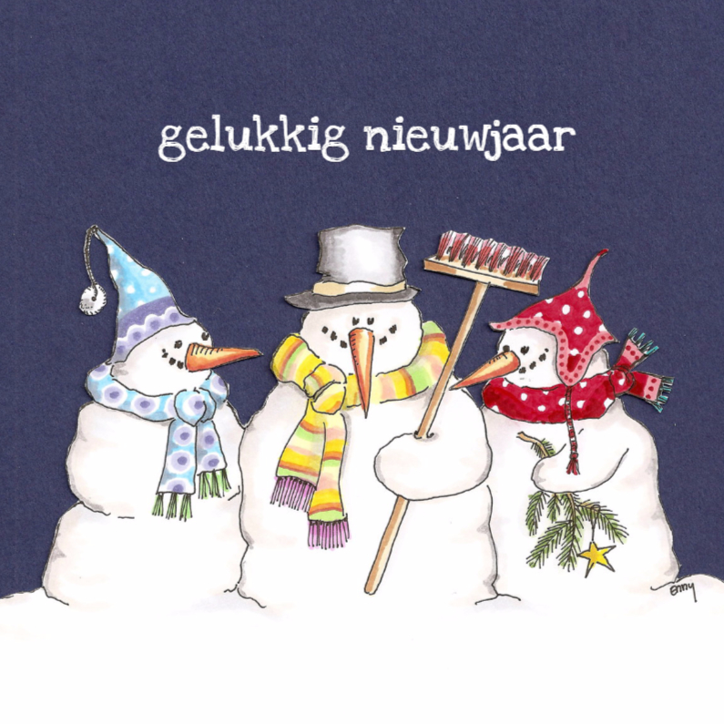 Kee en Koos en Kaatje - Nieuwjaarskaarten Nieuwjaarskaarten - Kee en Koos en Kaatje