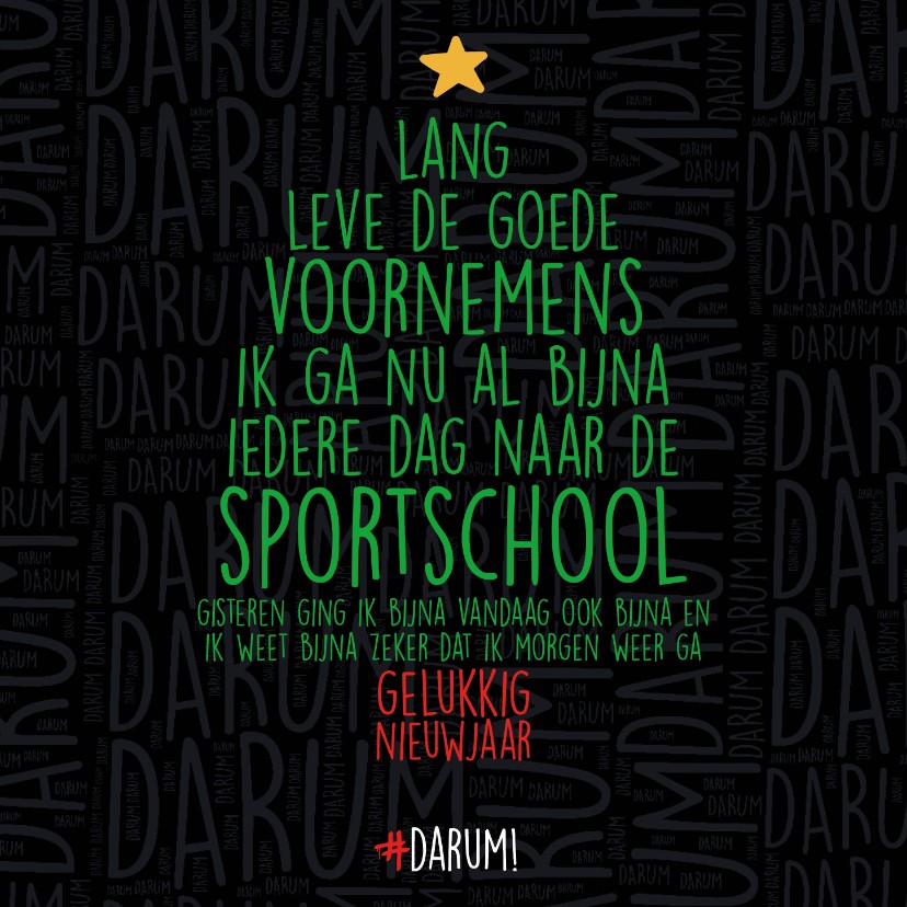 Lang leve de goede voornemens... - Nieuwjaarskaarten Nieuwjaarskaarten - Lang leve de goede voornemens...