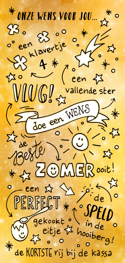Nieuwjaar goud geletterd - Nieuwjaarskaarten Nieuwjaarskaarten - Nieuwjaar goud geletterd