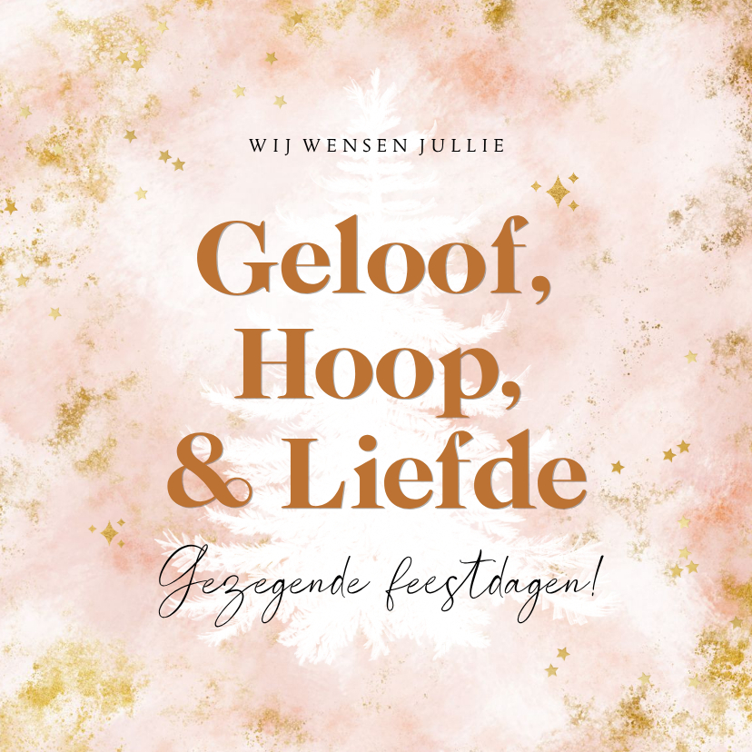 Nieuwjaarskaart christelijk schilderachtig goud silhouet - Nieuwjaarskaarten Nieuwjaarskaarten - Nieuwjaarskaart christelijk schilderachtig goud silhouet