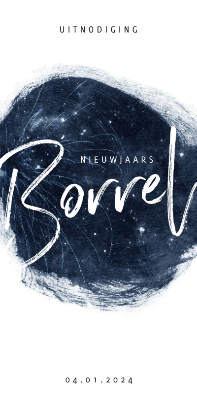 Nieuwjaarskaart nieuwjaarsborrel galaxy vuurwerk - Nieuwjaarskaarten Nieuwjaarskaarten - Nieuwjaarskaart nieuwjaarsborrel galaxy vuurwerk