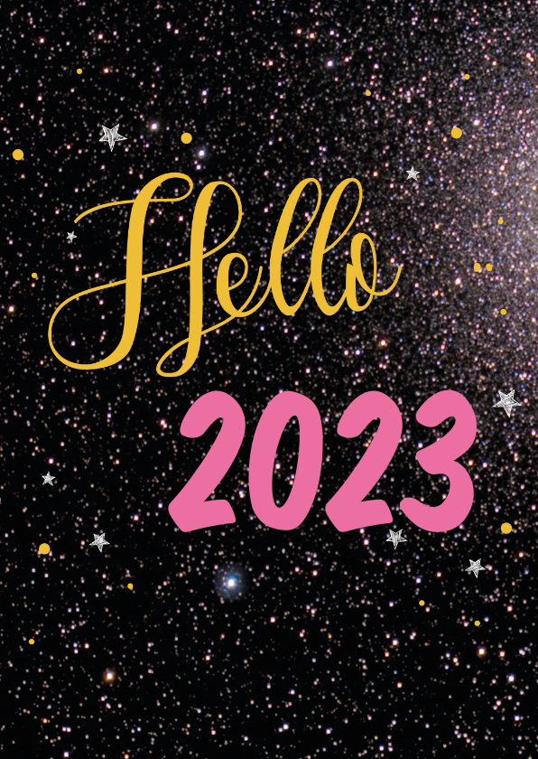 Nieuwjaarskaarten - Nieuwjaarskaarten Hello 2023